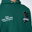 F FROTTEE FOREST GREEN SNAP BUTTON HOODIE