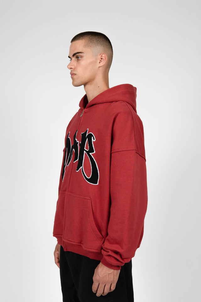 QAB BORDEAUX FRONT ZIP