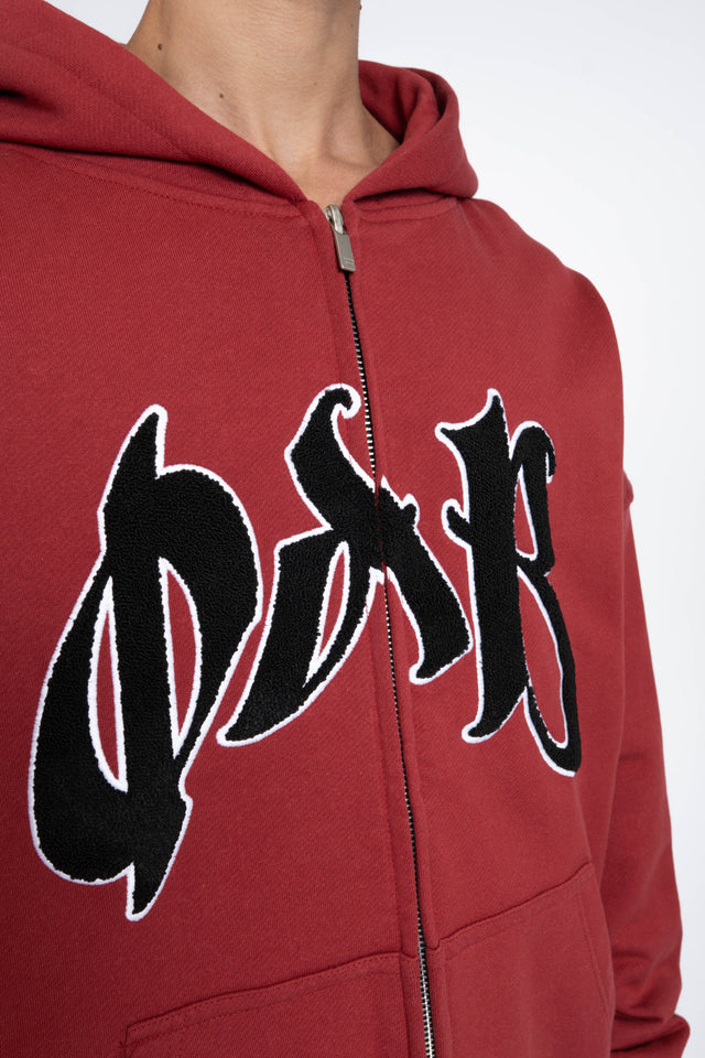QAB BORDEAUX FRONT ZIP