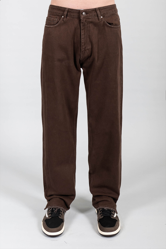 BROWN SIDE CUT DENIM