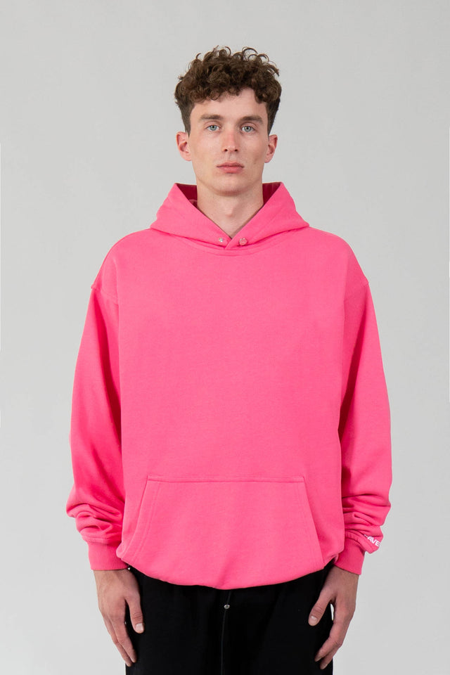 BUBBLE GUM SNAP BUTTON HOODIE [SS/21]