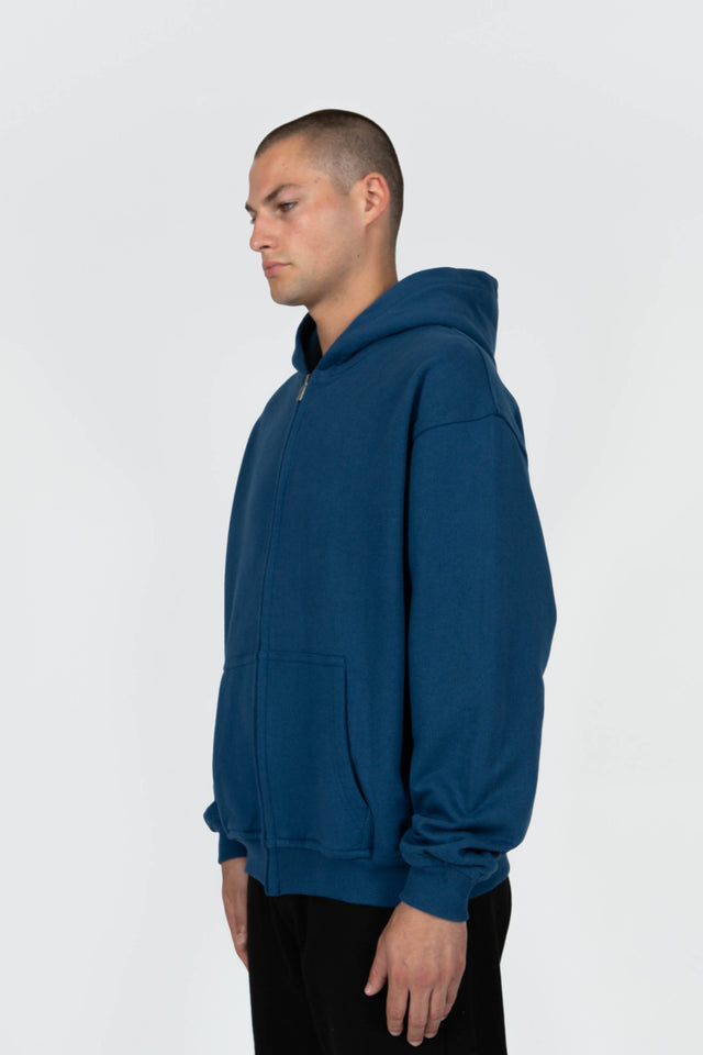 NAVY FRONTZIP