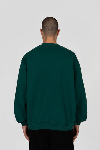 HUNTER GREEN CREWNECK