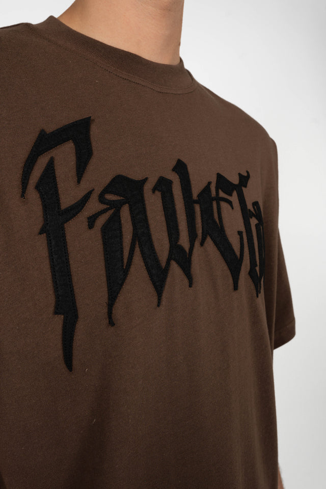 BOLT FLEECE COFFEE BROWN T-SHIRT