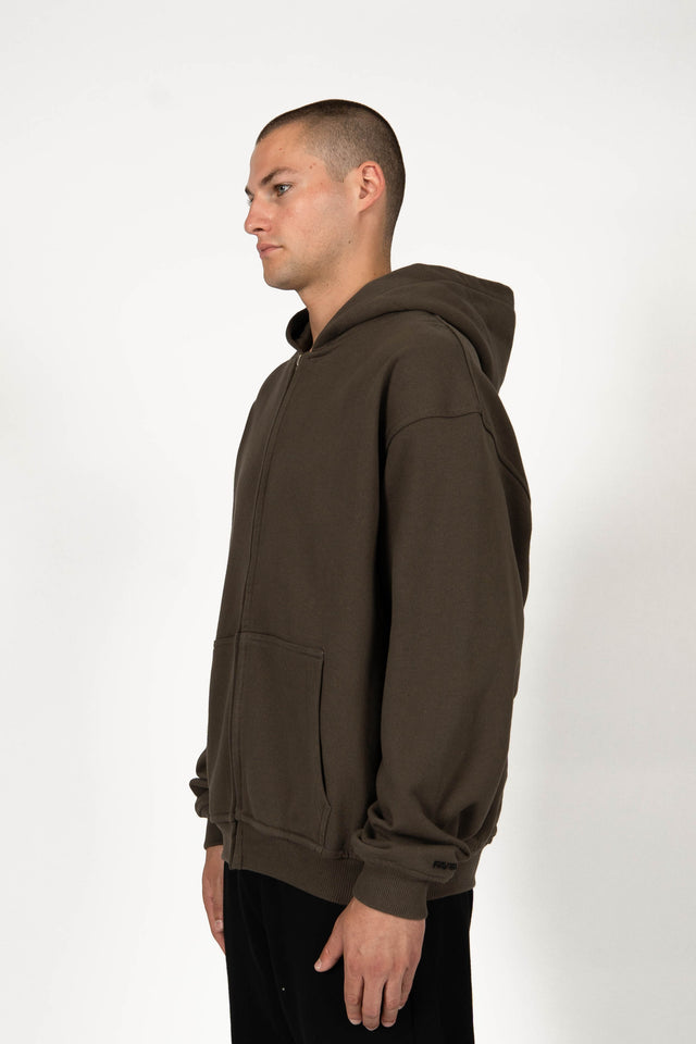 DARK OLIVE FRONTZIP