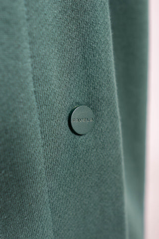 HUNTER GREEN SNAP BUTTON JOGGER