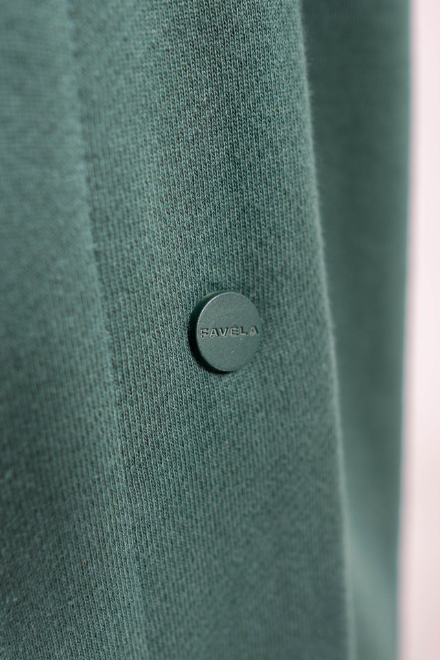 HUNTER GREEN SNAP BUTTON JOGGER