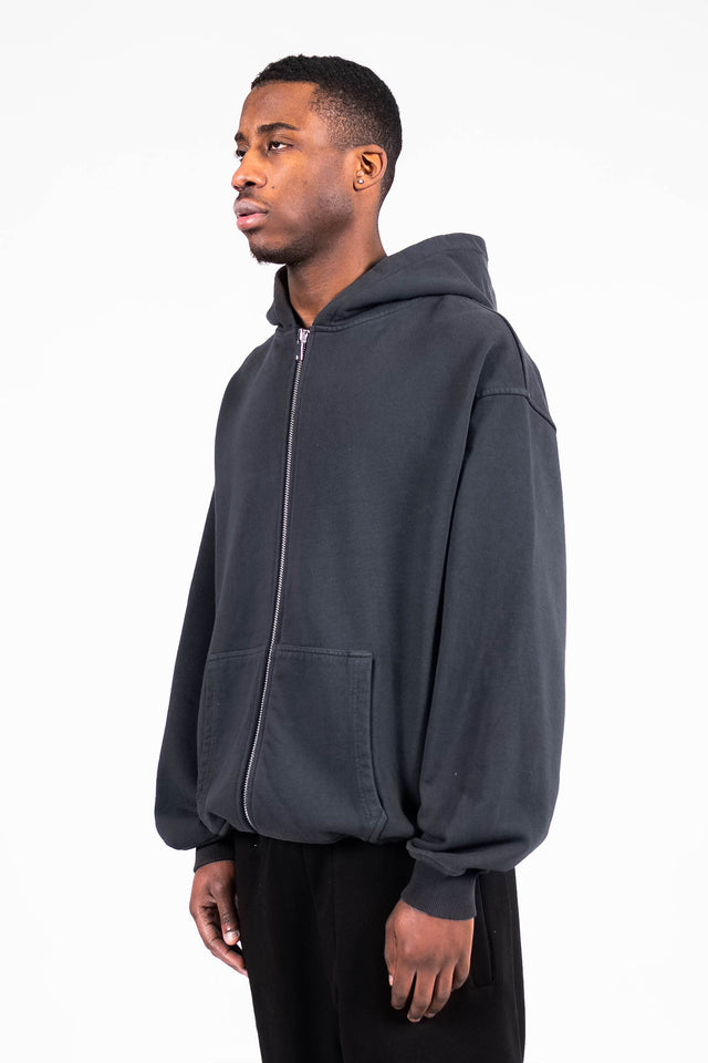 VINTAGE BLACK FRONTZIP