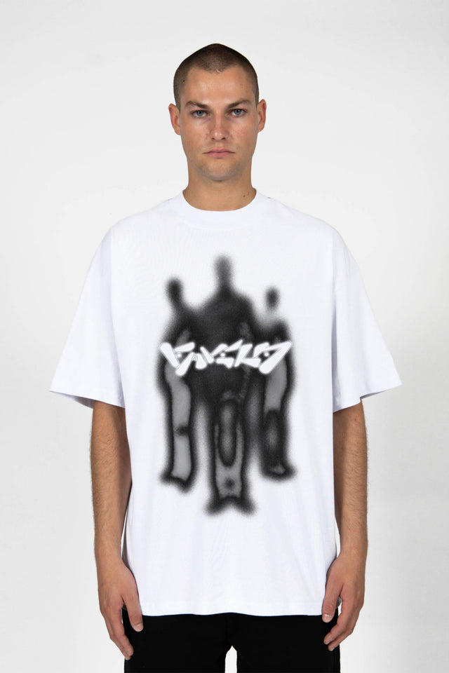 MISSION BLACK - WHITE T-SHIRT