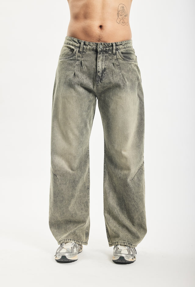 BALLOON DART VINTAGE GREY DENIM