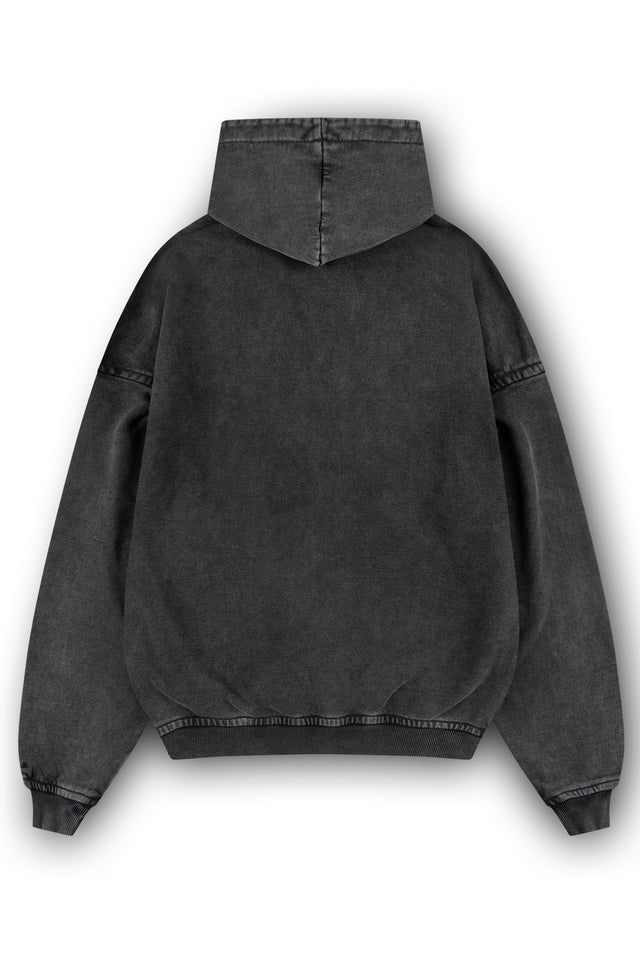 HOPE BLACK WASHED HOODIE