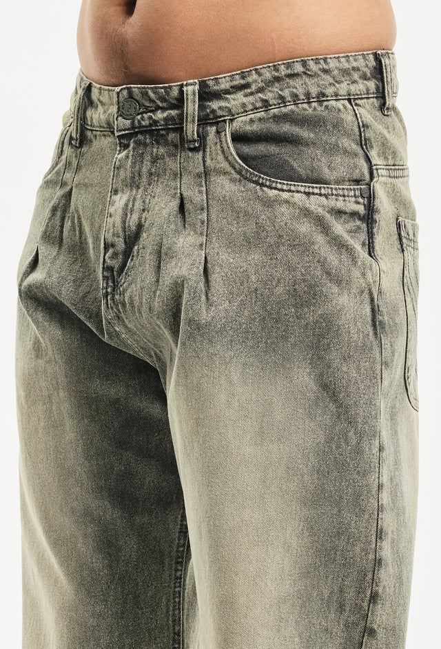 BALLOON DART VINTAGE GREY DENIM