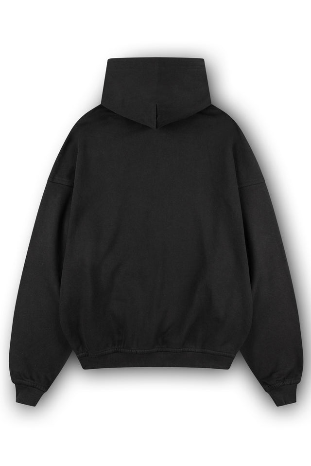 UNCLEAR VISION BLACK FRONTZIP