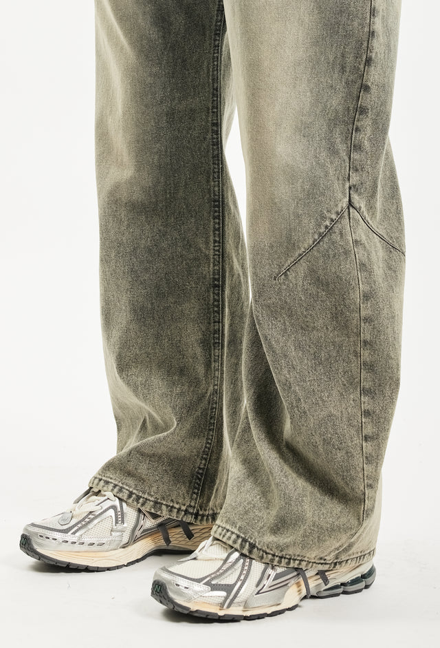 BALLOON DART VINTAGE GREY DENIM