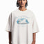 BEAUTY OF SUMMER VANILLA DISTRESSED T-SHIRT