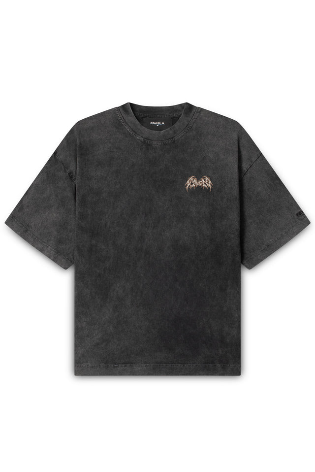 BETRAYAL BLACK WASHED T-SHIRT