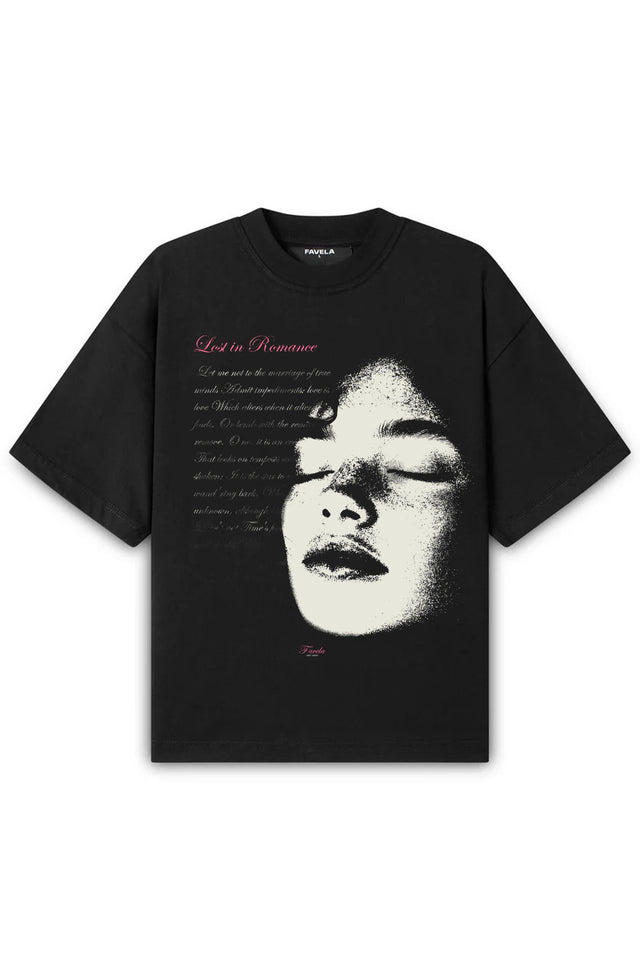 ROMANCE BLACK T-SHIRT