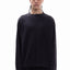KNIT BLACK WASHED CREWNECK