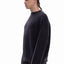 KNIT BLACK WASHED CREWNECK