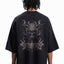BLADE DISTRESSED BLACK BOXY T-SHIRT