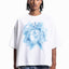 BLOCK WHITE DISTRESSED T-SHIRT