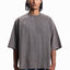BOXY BROWN WASHED T-SHIRT