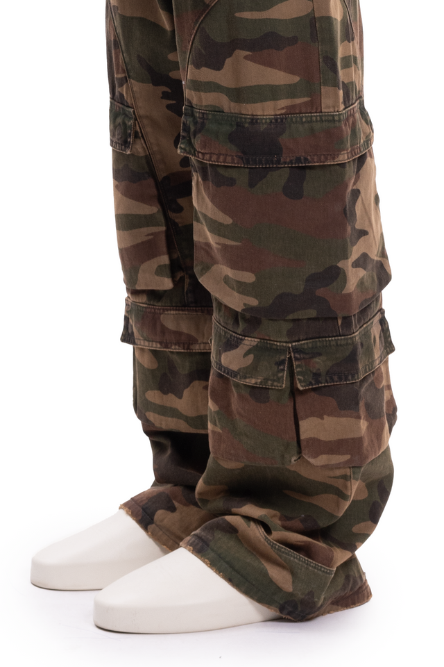BOOTCUT CARGO CAMOUFLAGE