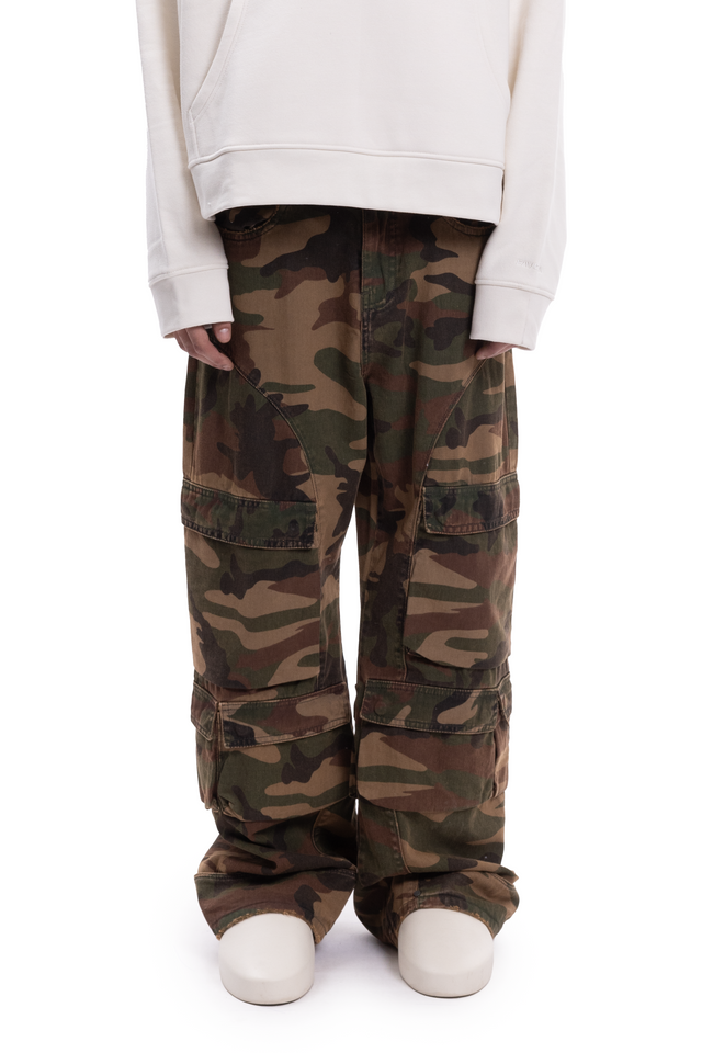 BOOTCUT CARGO CAMOUFLAGE