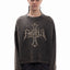 FAVELA CHROME TRIBAL CROSS ANTHRA BOXY CREWNECK