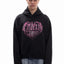 FAVELA STUDIOS CHROME HEART BLACK BOXY HOODIE