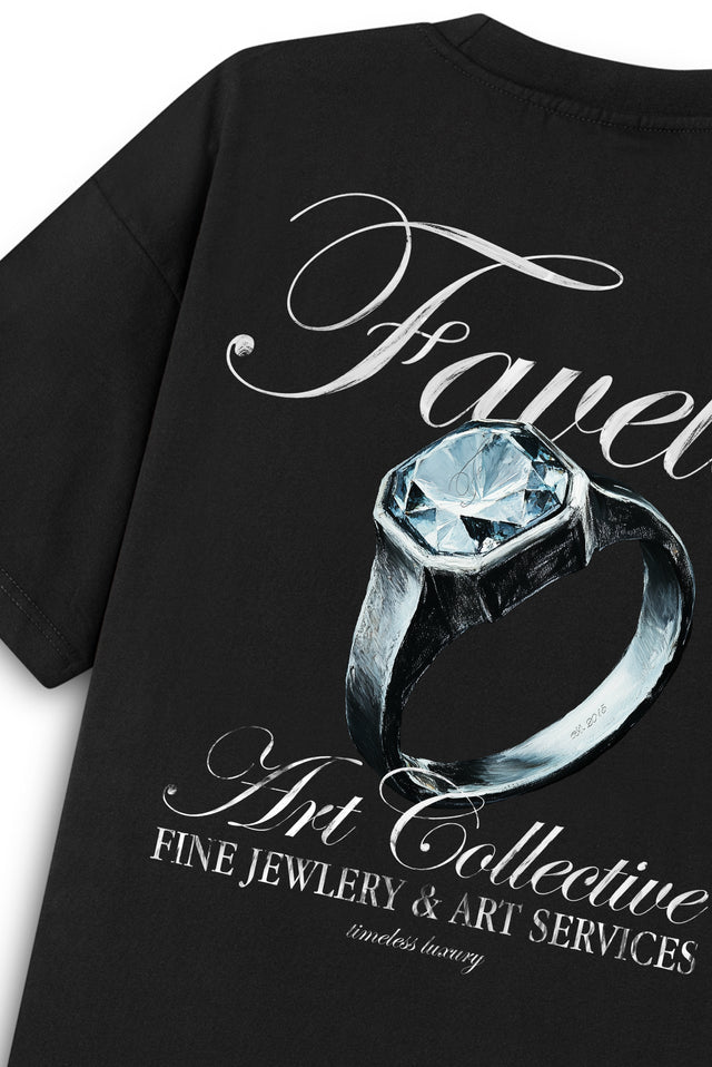 RING BLACK T-SHIRT