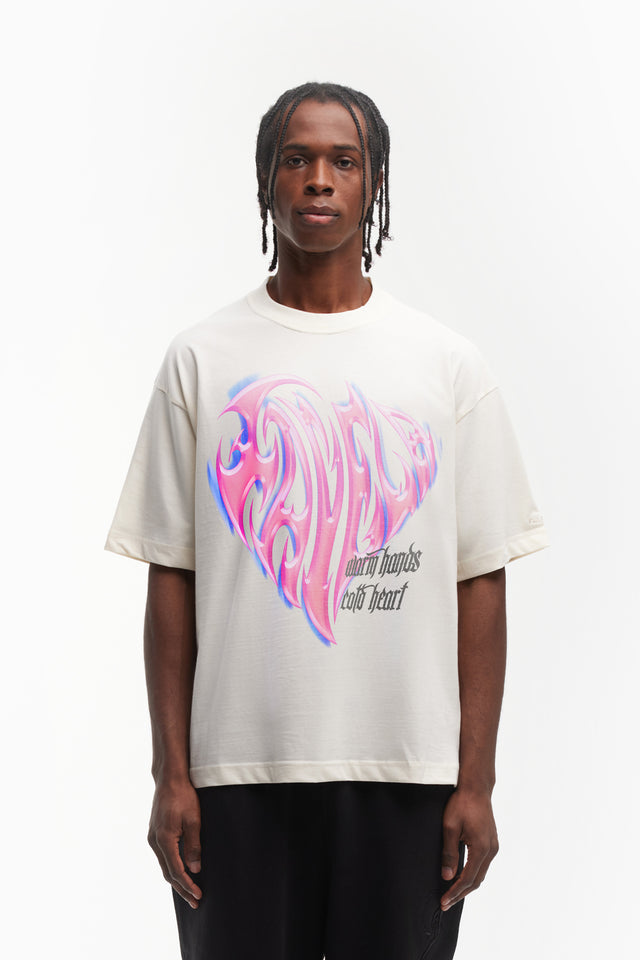 COLD HEARTS VANILLA T-SHIRT – FAVELA Clothing