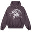 CRECENT PURPLE SAND WASHED HOODIE [PRE ORDER]