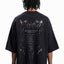 DEATH IN FAVELA WORLDTOUR DISTRESSED BLACK BOXY T-SHIRT