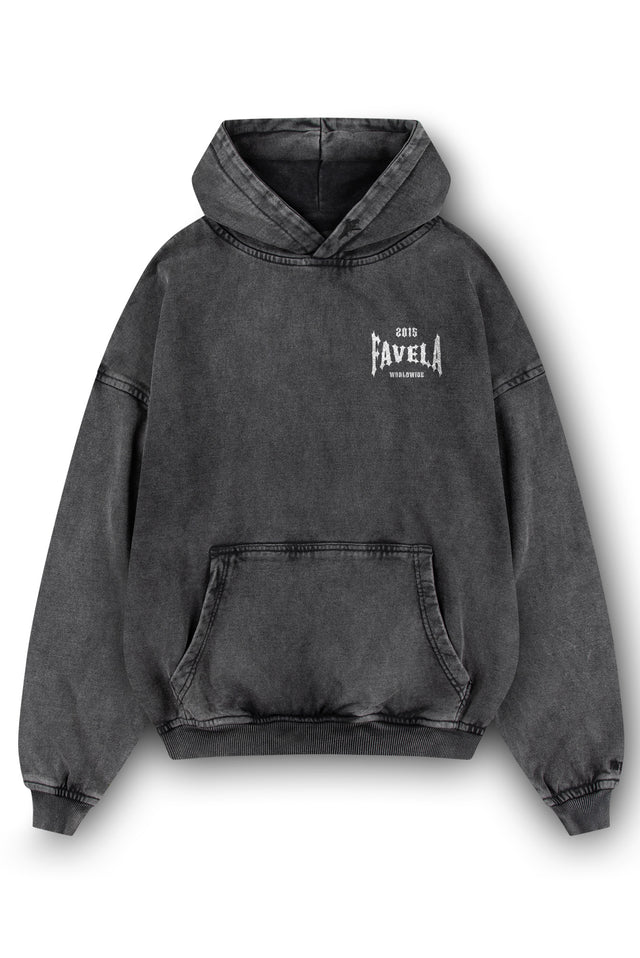 DISGUISE BLACK WASHED HOODIE