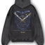 DOUBLE SWORD BLACK WASHED HOODIE