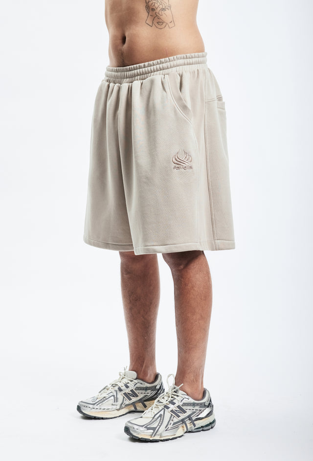 BLACK PLEATED SHORTS
