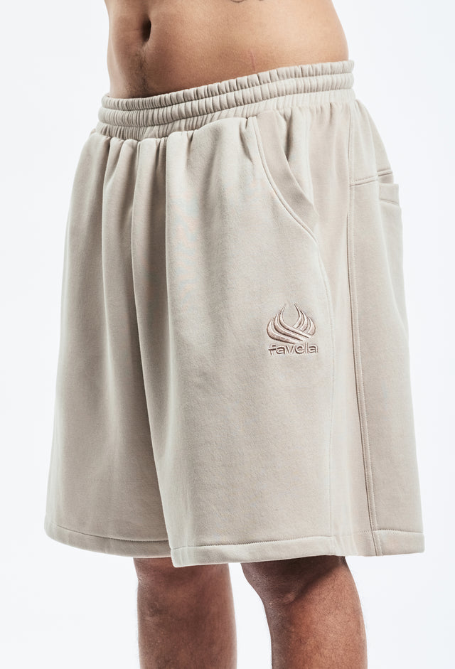 BLACK PLEATED SHORTS
