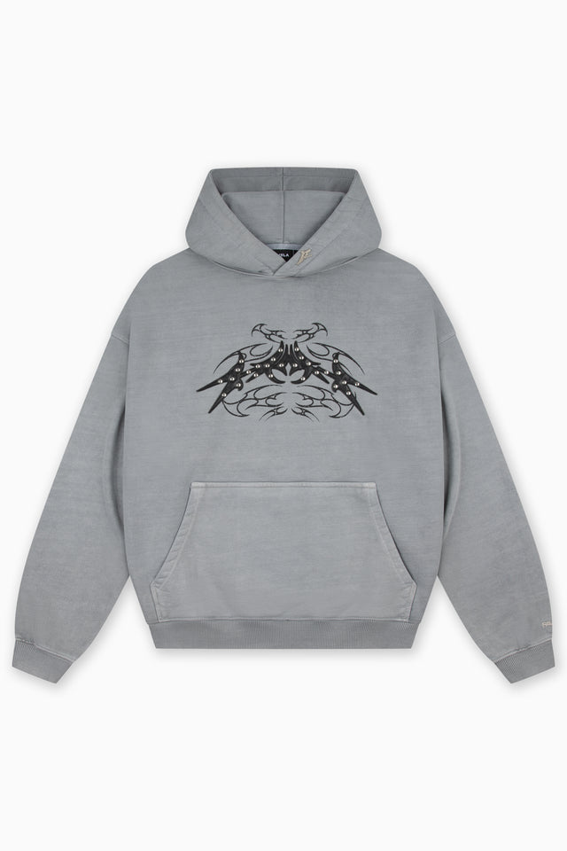 PU TRIBAL GREY HOODIE [PRE ORDER]