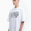NEW 3D COLLEGE WHITE T-SHIRT