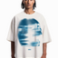 FADED FACE VANILLA DISTRESSED T-SHIRT