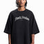 FAVELA STUDIOS CHROME BLACK DISTRESSED T-SHIRT