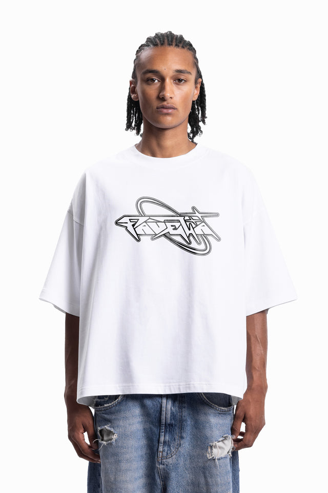 FUTURE 2 WHITE DISTRESSED T-SHIRT