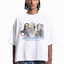 GIRL BAND BOXY WHITE T-SHIRT