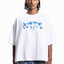GLUE WHITE DISTRESSED T-SHIRT