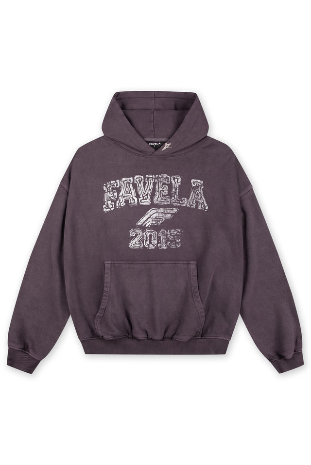 GRADUATE PURPLE SAND WASHED HOODIE [PRE ORDER]