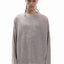 KNIT GREY WASHED CREWNECK