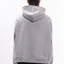 GREY MELANGE BOXY HOODIE