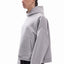 GREY MELANGE BOXY HOODIE
