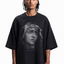 MARIA BLACK DISTRESSED T-SHIRT